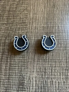 Indianapolis Colts Football Team Charm For Crocs Shoe Charms - 2 Pieces - Picture 1 of 1