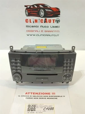 AUTORADIO PER MERCEDES Classe C Berlina W203 2° Serie A2038700589 646962 (04>0 - Immagine 1 di 4