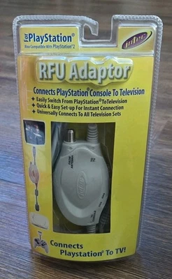 Rfu Adapter for PSOne Or PlayStation 2  intec new sealed - Image 1 of 4