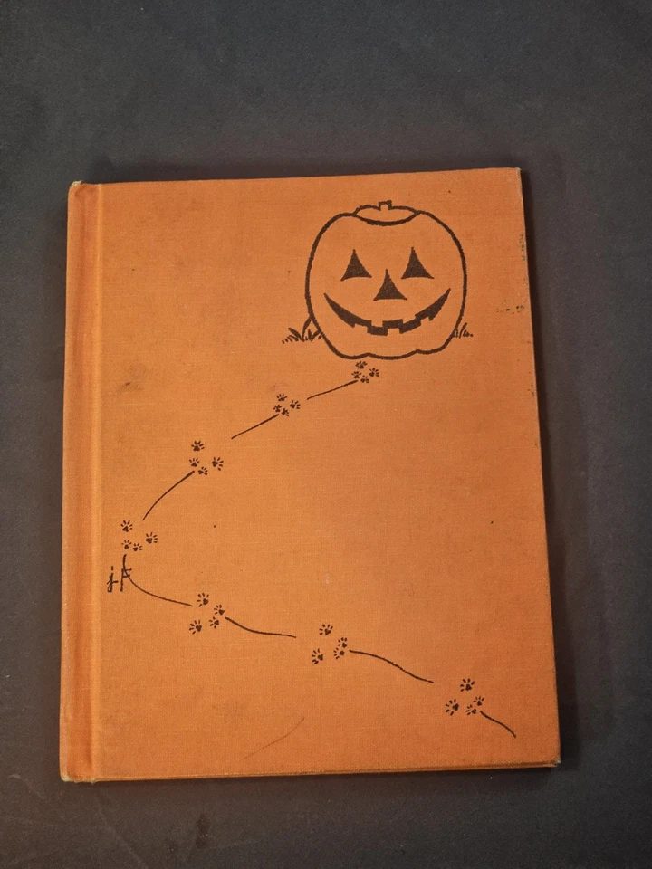 MOUSEKIN’S GOLDEN HOUSE Edna Miller 1964 HC Halloween  AS IS Library Card - Image 1 of 4