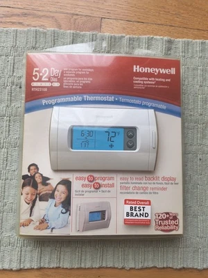 Honeywell RTH2310B 5-2 Day Programmable Thermostat - Image 1 of 2