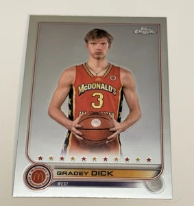 2022 Topps Chrome McDonald's All American - Gradey Dick #64 (RC) - Picture 1 of 2