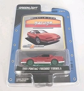 Greenlight Chase'89 Pontiac Firebird Formula Green Machine Muscle Garage Low #05 - Picture 1 of 17