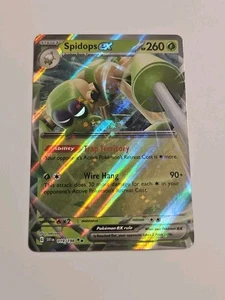 Spidops Ex - 019/198 - Pokemon Scarlet Violet Base Ultra Rare Card - Picture 1 of 2