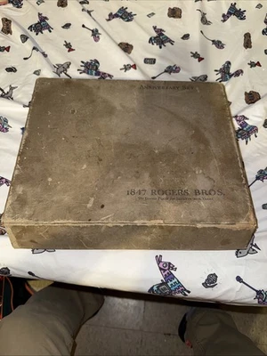 box or chest for 1847 Rogers Bros. silver-plated flatware in the "Anniversary - Image 1 of 4