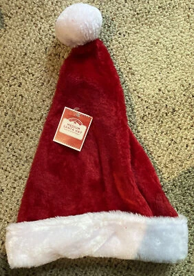 Holiday Time Medium Santa Hat Santa Claus Christmas Stocking Hat Cap NWT - Image 1 of 4