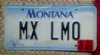 MONTANA VANITY PERSONALIZED LICENSE PLATE MEXICAN LIMO LIMOUSINE LOW RIDER CAR