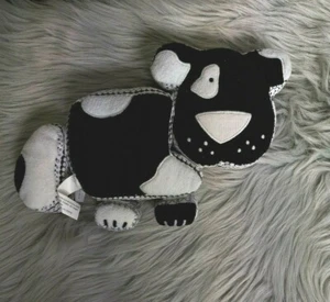 Pottery Barn Kids Interchangeable Black & White Dog Plush Stuffed Animal Toy - Picture 1 of 3
