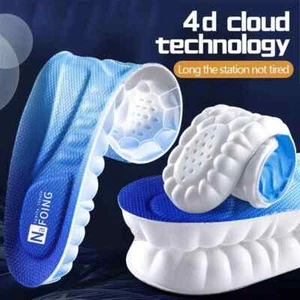 4d Technology Insoles Back heel Pain Treatment of Plantar Fasciitis - Picture 1 of 12