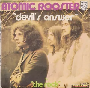 ATOMIC ROOSTER DEVIL'S ANSWER / THE ROCK FRENCH 45 PS 7" - Picture 1 of 1