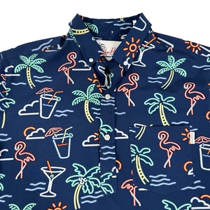 Chubbies Neonlichter Herren Größe Large 3 Knöpfe Polo sauber - Bild 1 von 8