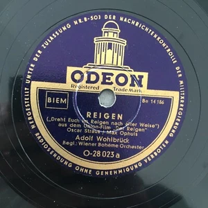 ADOLF WELLBRÜCK: Reigen / La Ronde (Odeon O-28023 / 10" / goma laca/NM) - Imagen 1 de 2