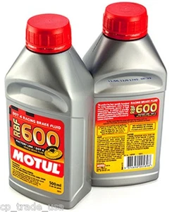 2 Motul RBF 600 Racing Brake & Clutch Fluid 500ml 1/2 L100% Synthetic DOT 4 - Picture 1 of 1