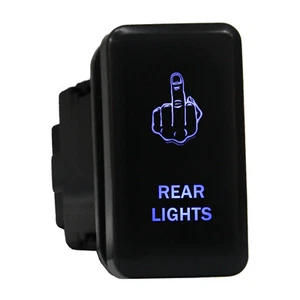 LUCES TRASERAS 8B72B Interruptor pulsador 12V OEM tipo LED azul para Toyota Tacoma Highlander - Imagen 1 de 1