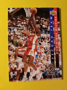 HOF DOMINIQUE WILKINS (SP) ALL NBA FIRST TEAM #AN6 HAWKS 1993-94 UPPER DECK NBA - Picture 1 of 3