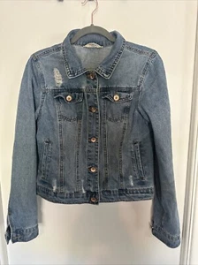 SO Junior Denim Jacket Size L - Picture 1 of 4