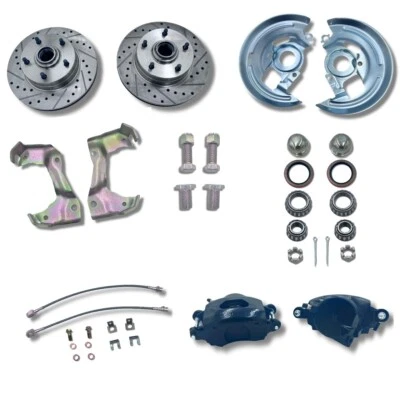 1964 - 74 GM A 车身雪佛兰汽车雪佛兰前盘式制动器套件,主轴选项 — 第 1/4 张图片