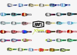 Gafas 100 % Armenga MX Motocross MTB Ultra HD Lente Transparente/Espejo con Bolsa de Almacenamiento - Imagen 1 de 39