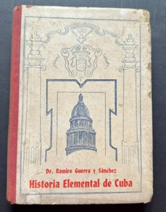 1957 Historia Elemental de Cuba Ramiro Guerra Cuba History Vintage Illustrated - Picture 1 of 24