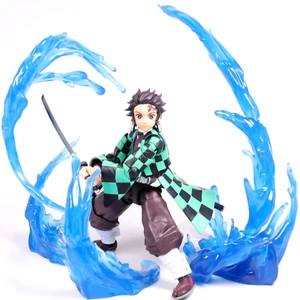 S.H.Figuarts Demon Slayer Tanjiro Kamado & Tamashii Effect Water Blue set Bandai - Picture 1 of 23