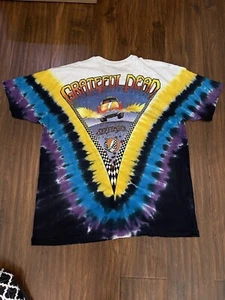 vintage grateful dead t-shirt liquid blue size XL 1995 designed version  - Picture 1 of 7