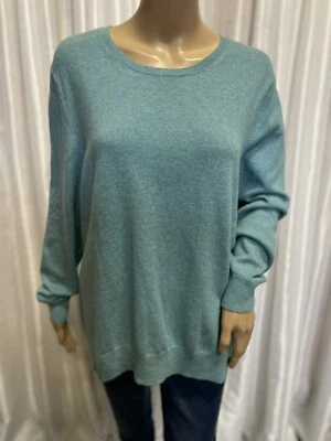 Men's LANDS END 100% cashmere crewneck sweater - Image 1 of 4