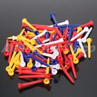 70mm Plastic Golf Tees Low-resistance Outdoor Sports Golf Accessories Multicolor