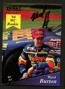 Ward Burton #79 signed autograph auto 1994 Traks  NASCAR Trading Card