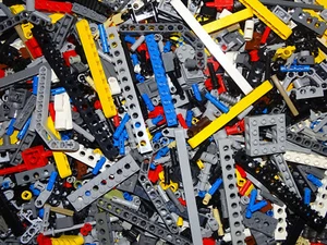 Lego Technic Teile Steine 400 Stück Pins Lochbalken Liftarme Konvolut Technik - Bild 1 von 1