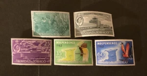 Trinidad and Tobago Scott #105-9 never hinged - Picture 1 of 1