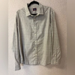 UNTUCKit Men Size XXL Slim Fit Wrinkle Free Long Sleeve Button Down Shirt Beige - Picture 1 of 7