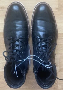 Steve Madden Men's P-JELEN BLACK Shoe/ Boots Side Zip SIZE 10.5 - Picture 1 of 10