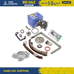 Kit de cadena de sincronización VVT engranajes solenoide bomba de aceite de agua apta para Toyota Chevrolet 1ZZFE - Imagen 1 de 12