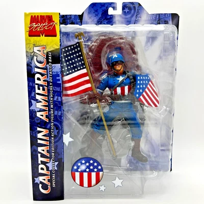 Figura de acción Diamond Select Marvel Comics ULTIMATE CAPTAIN AMERICA * NUEVO Foto 1 de 4