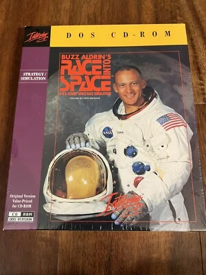 Buzz Aldrin’s Race Into Space DOS CD-ROM Simulation Strategy Computer Game 1992 - Image 1 of 4