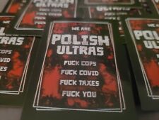POLISH ULTRAS 50 STICKERS POLAND HOOLIGANS CASUAL FANS