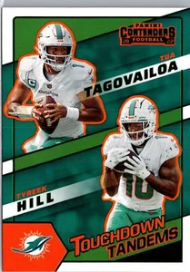 2022Panini Contenders # TDT-MIATua Tagovailoa/Tyreek Hill - - Bild 1 von 2