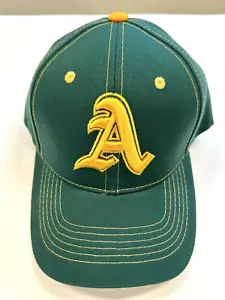Oakland Baseballmütze Kappe "A" bestickt Logo Riemen hinten verstellbar grün neu - Bild 1 von 14