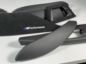 BMW F30 F31 F32 F36 F80 F82 ALCANTARA NAPPA LEATHER interior trim set kit LHD - Picture 1 of 7