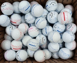 100 MINT AAAAA CALLAWAY •2024 Model SuperSoft SPLATTER •Excellent 5A Golf Balls! - Picture 1 of 5