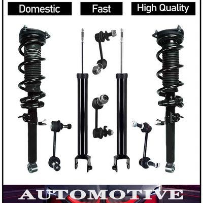 OE Front Struts & Rear Shocks W/ Sway Bar For 2009-2010 Infiniti G37 Sedan 2WD Foto 1 de 2