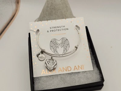  Alex & Ani "Guardián del Corazón" 💖Pulsera Plata Dije ✨️ Nueva con Etiqueta 🎁 Foto 1 de 4