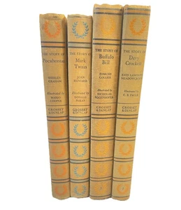 LOT of 4 GROSSET & DUNLAP Signature BOOKS, HISTORY, VINTAGE 1952-1953 HC - Bild 1 von 24