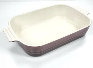 Le Creuset Stoneware Classic Lasanga Dish 34cm color ~ FIG - Picture 1 of 10