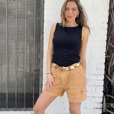 Pantalones cortos mujer vintage años 90 OP tostado pana talla M’s Foto 1 de 4