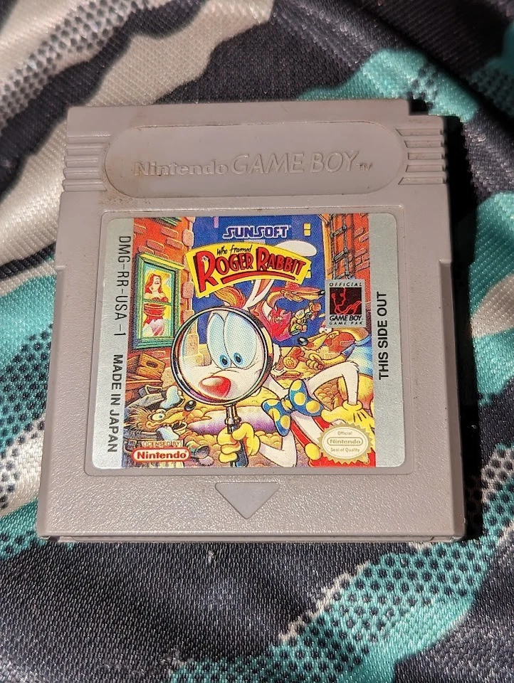 Who Framed Roger Rabbit Nintendo Game Boy Advance Original GBA SP Works Tested - Image 1 of 1