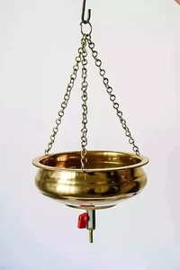 SHIRODHARA TOPF MESSING (2 LTR) MIT KETTE, VENTIL UND DÜSE + - Bild 1 von 6