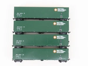 LOT of 4 HO Scale BCOL British Columbia Railway Woodchip Cars - CUSTOM - Picture 1 of 5