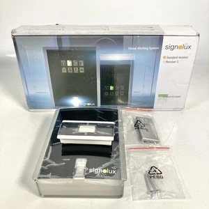 SIGNOLUX Visual Alerting Alarm Door Bell System Receiver Bright Light Loud Tone - Picture 1 of 20