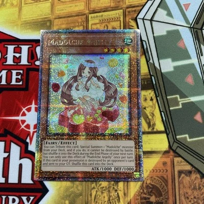 Madolche Anjelly 1st Edition Quarter Century Secret Rare RA04-EN215 Yu-Gi-Oh! - Image 1 of 2